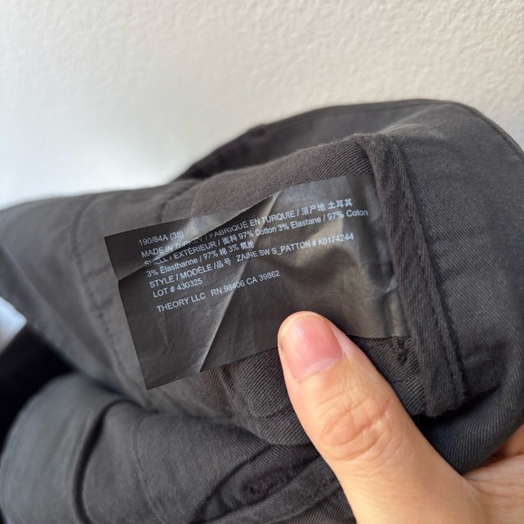 Theory Zaine SW S 9" Patton Shorts Sz 38 new - Picture 5 of 7